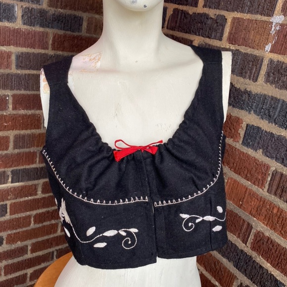 vintage folk style bodice - Picture 2 of 4